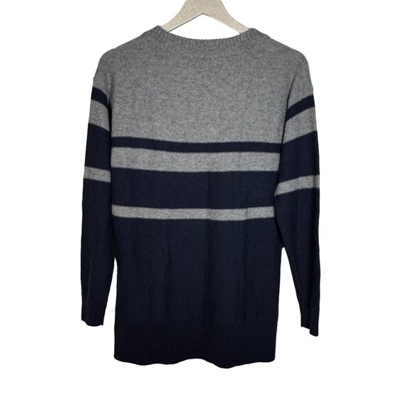 Toad & Co Crew Neck Striped Wool Sweater Size Small - Picture 2 of 6
